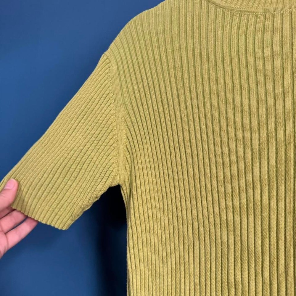 Chartreuse Ribbed Sweater - bossini - Picture 3 of 8